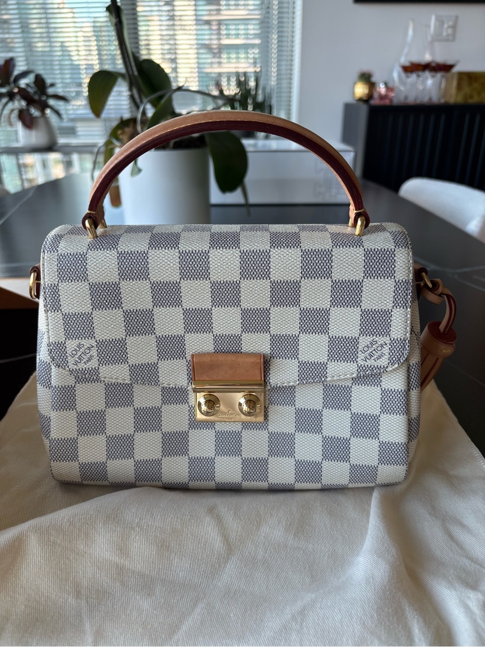 Louis Vuitton Croisette Damier Azur Crossbody Bag